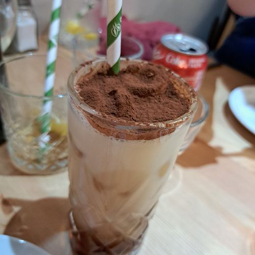 Roman Holiday cocktail at Sora Lella Roman Vegan Restaurant in Edinburgh