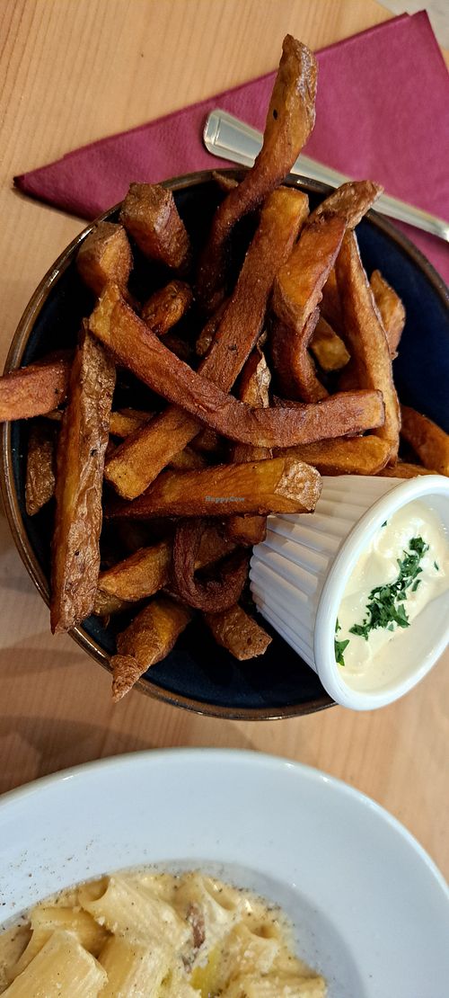 Pattatine Frite at Sora Lella Roman Vegan Restaurant in Edinburgh