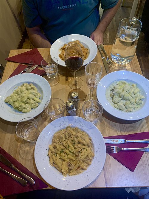 Penne a la vodka & gnocchi  #Veganuary at Sora Lella Roman Vegan Restaurant in Edinburgh