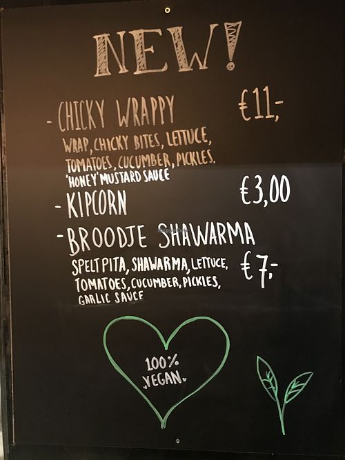 Nieuw! at Freaking Vegan in Haarlem