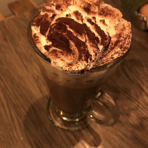 Chocomelk lekker warm 😛 at Freaking Vegan in Haarlem