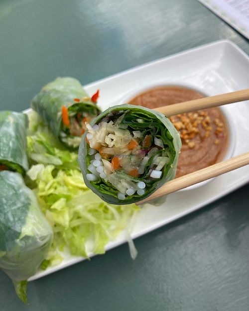 Summer rolls  at Pho in Manchester