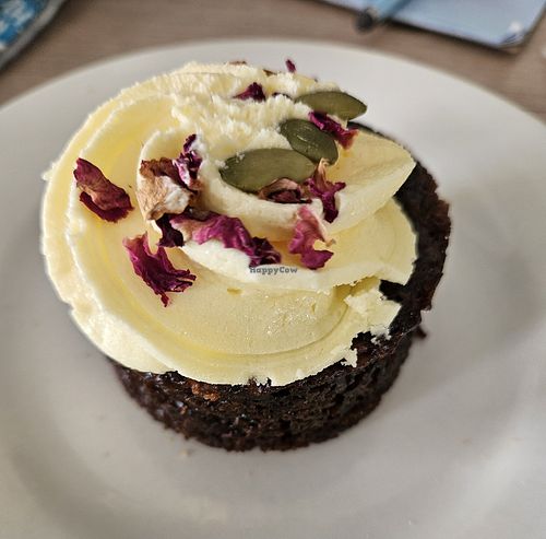 Carrot cake at Barefoot Eatery in Christchurch