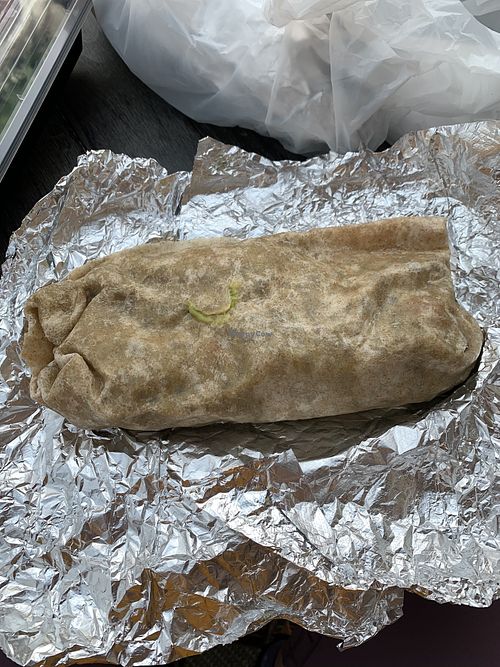 Santa Maria burrito  at EVE in Oceanside