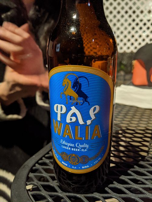 Ethiopian beer at Habesha in Sacramento