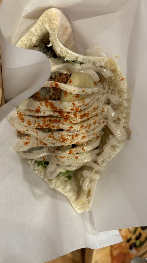 Half pocket falafel   at Falafel Brothers - Shibuya in Tokyo