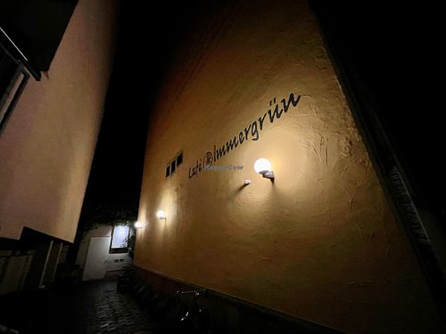 outside at Café Immergrün in Jena