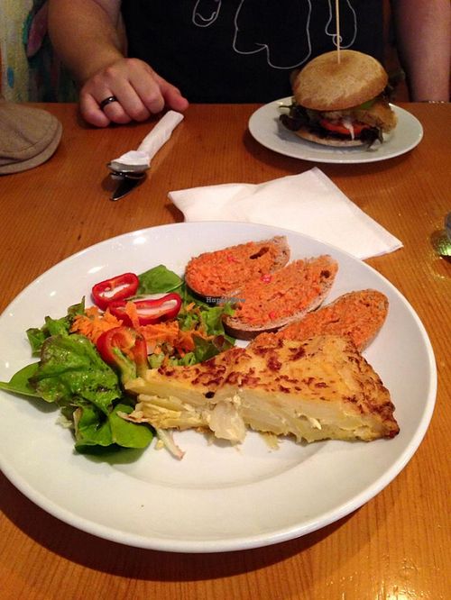 Breakfast Tortilla and Seitan Sandwich  at Juicy Jones - Hospital in Barcelona