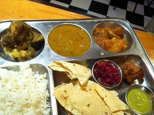 Thali at Juicy Jones - Hospital in Barcelona