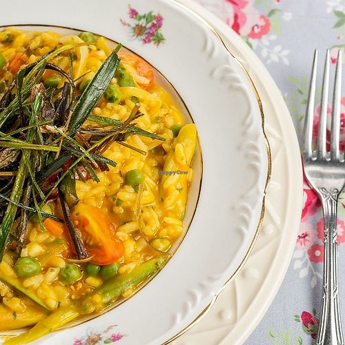 vegan risotto  at Josephina Cafe in Gramado