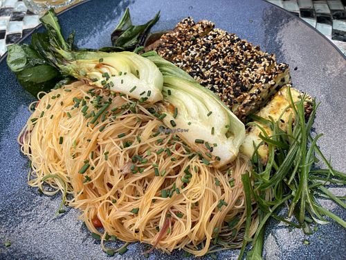 Tofu dish  at Violeta in Santiago