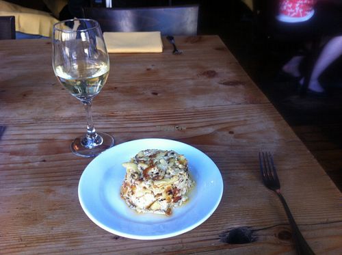 I was scared to be too full for my main, if I started off with a huge main course, so this was my dessert - mac and cheese. The best. at Plum Bistro in Seattle