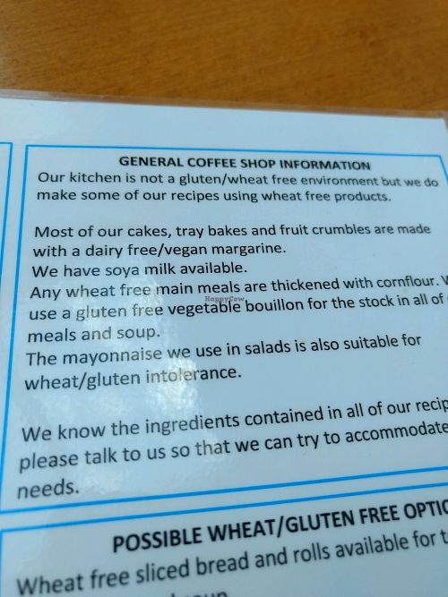 vegan margarine at Upfront in Penrith