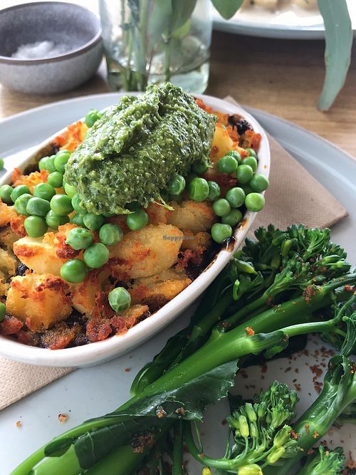 Mushroom Shepherds pie  at Kawul in Pokolbin