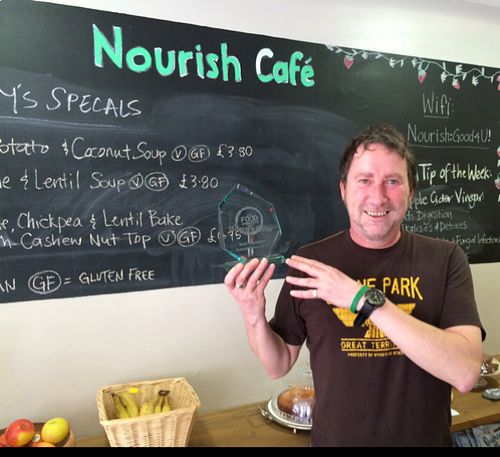 best vegetarian restaurant in Scotland 2015! at Nourish in Inverness