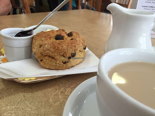 Vegan fruit scones  at Nourish in Inverness