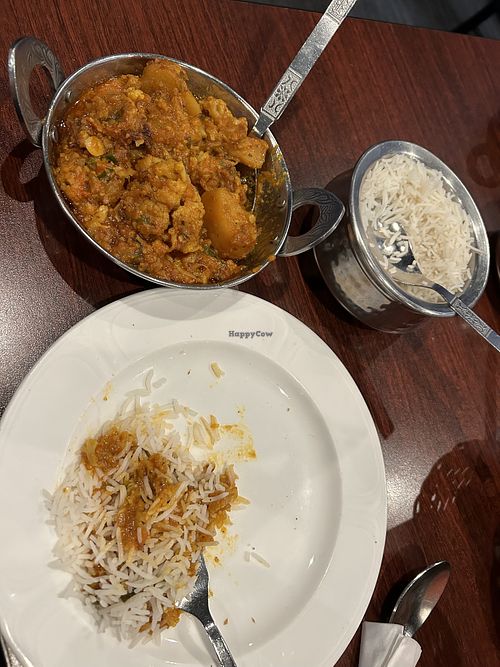 vegan aloo gobhi  at Naan & Brew in Bellingham