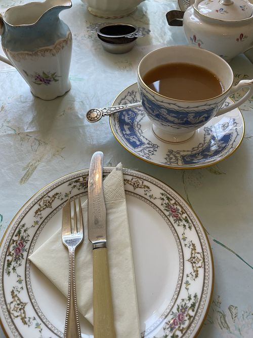   at Bessie's Tea Parlour in Broadstairs