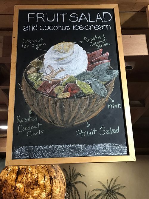 Highly recommend the fruit salad! at Tukies Coconut Shop - Jl. Monkey Forest in Ubud