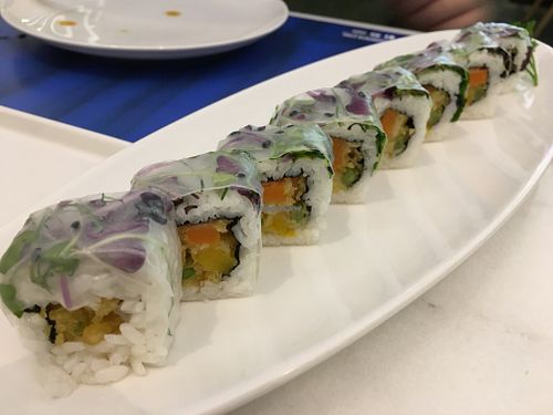 Wow veg sushi  at Sumo in Muscat