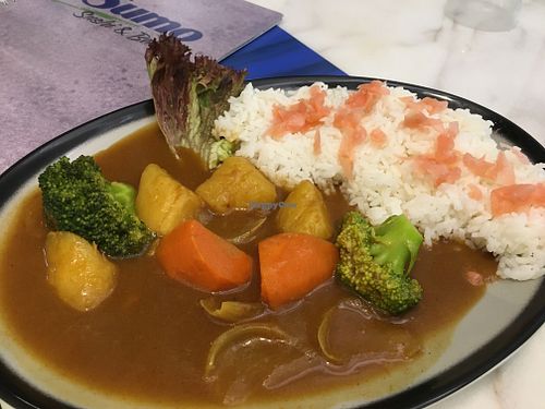Vegan Japanese curry  at Sumo in Muscat