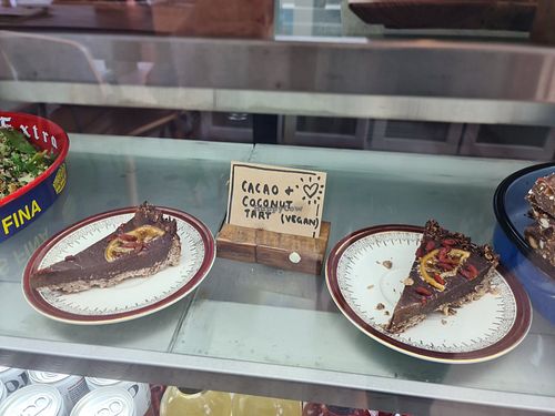 Cacao  tart at Beaches in Port Elliot