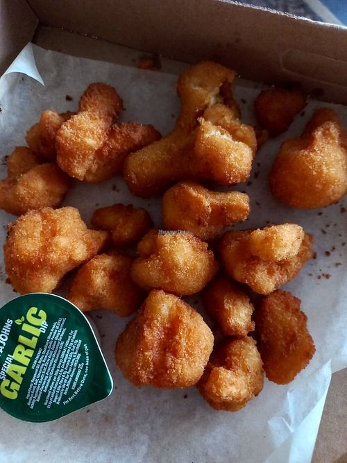 Cailiflower wings at Papa John's in Orpington