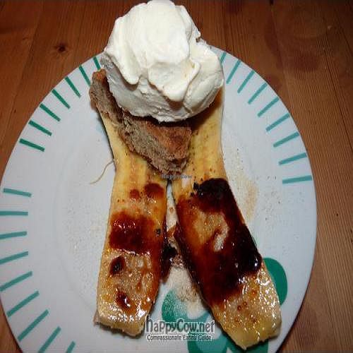 Banana split. at Birosta in Zaragoza