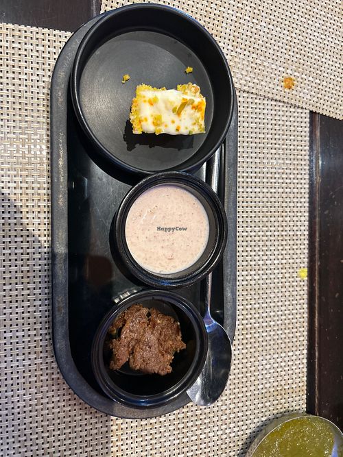 Dessert trio  at Rasoi Ghar in Dubai