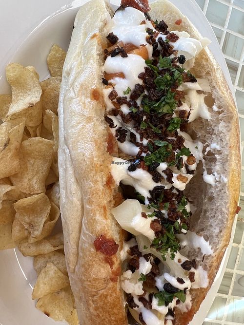 Mighty Eggplant sandwich- sooooo good  at Koshari Mama in Somerville