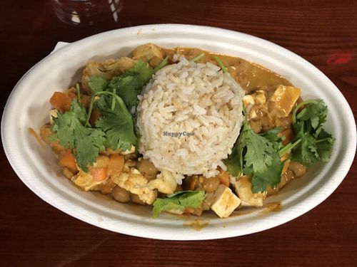 Chana Masala Tofu Bowl at Manna Kitchen in Lisle