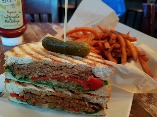 tempeh panini  at Busboys and Poets - Mount Vernon Triangle in Washington