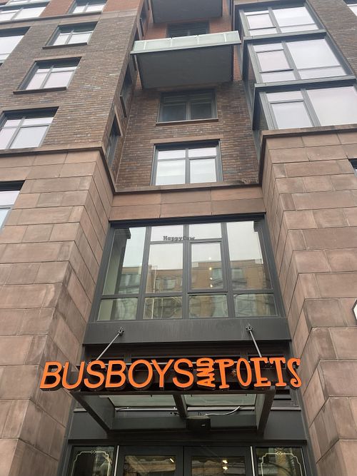 Upon Arrival (Outdoor Signage)  at Busboys and Poets - Mount Vernon Triangle in Washington