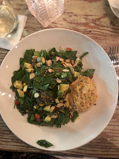 Quinoa Salad with Vegan Tuna  at Busboys and Poets - Mount Vernon Triangle in Washington