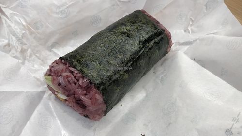 One tasty rice roll at Mita Rice Rolls in Fuzhou