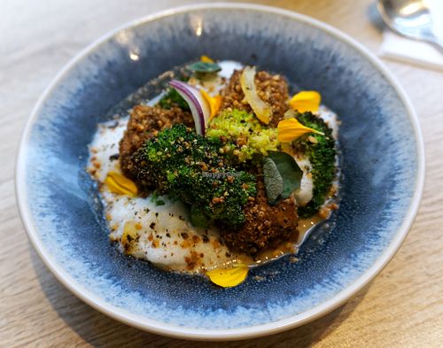 Marinated tofu (appetizer 02/2023) at the friendly kitchen in Paris