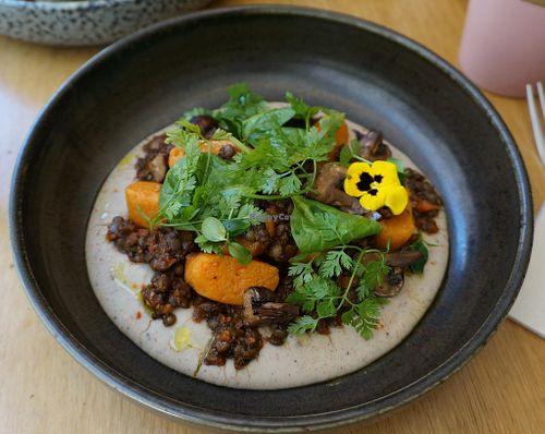 Gnocchis de patate douce maison (main autumn 2024) at the friendly kitchen in Paris