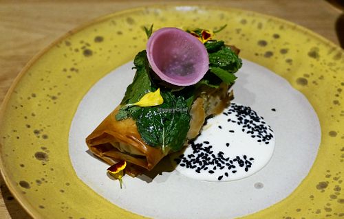 Feuilleté façon "Spanakopita" at the friendly kitchen in Paris