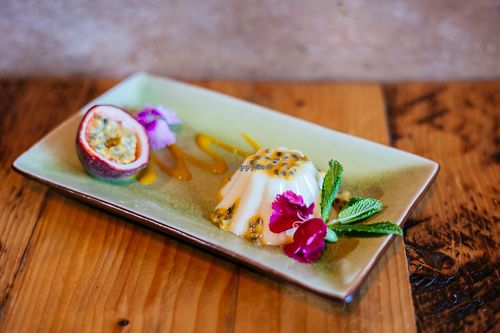 Vegan Coconut&Lemongrass Panna Cotta  at Dapur Malaysia in Leeds