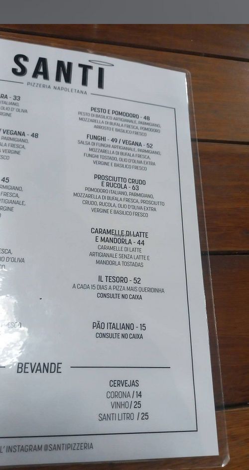  at Santi Pizzeria in Porto Alegre