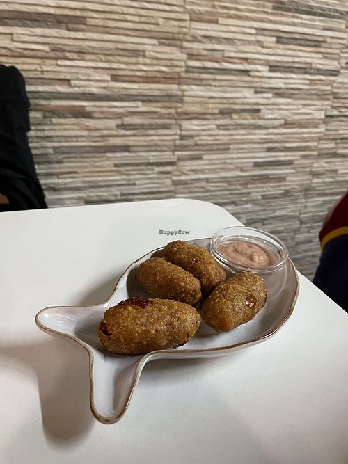 Croquetas  at A Raices in Gran Canaria