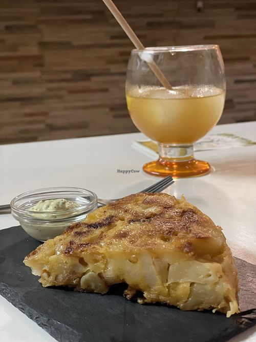 Tortilla surprise  at A Raices in Gran Canaria