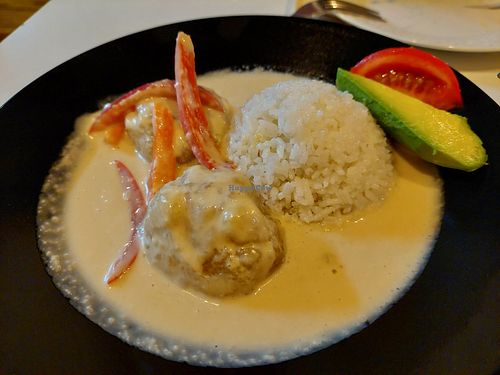 Peruvian inspired dish at A Raices in Gran Canaria