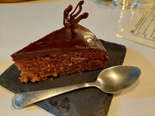 Austrian inspired chocolate.cake at A Raices in Gran Canaria