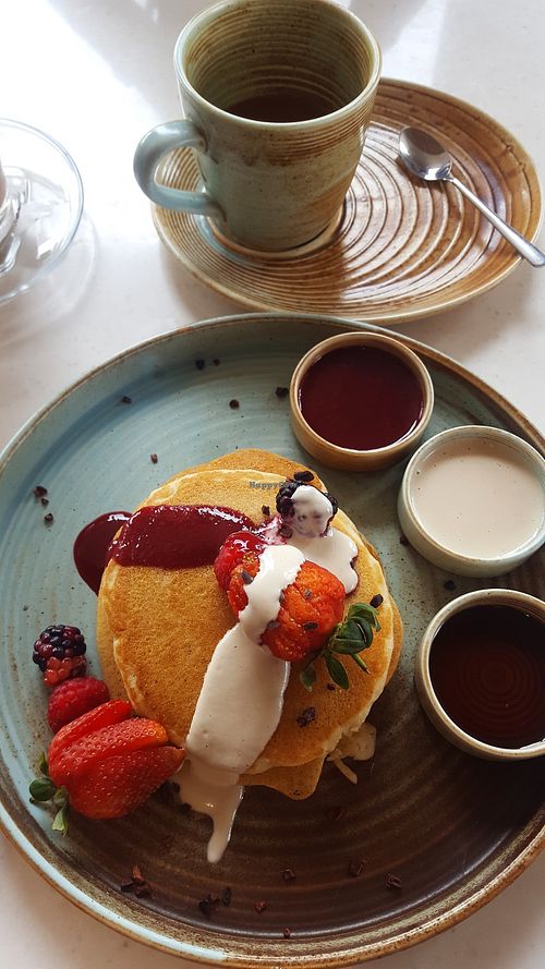 Vegan Pancakes at Honey & Dough in Nairobi