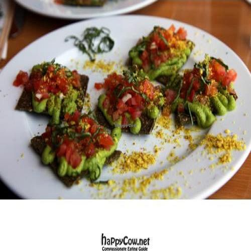 bruschetta: breadbar, pesto, mixed bruschetta at Better Life Cuisine in Santa Monica