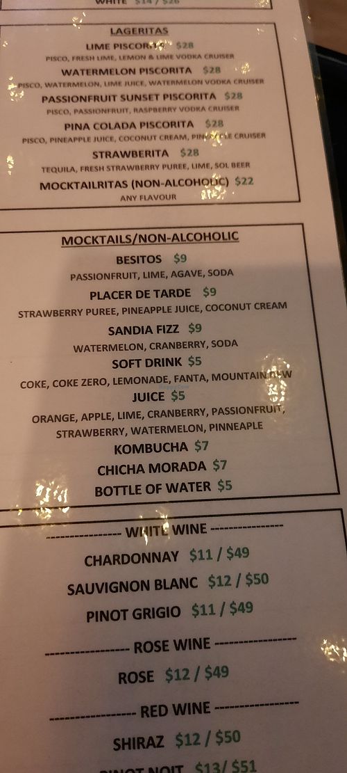 Cocktails at Calle Rey in Newtown