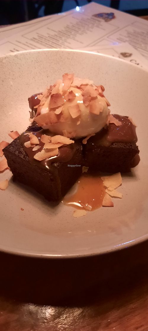 Mexican expression chocolate brownie at Calle Rey in Newtown