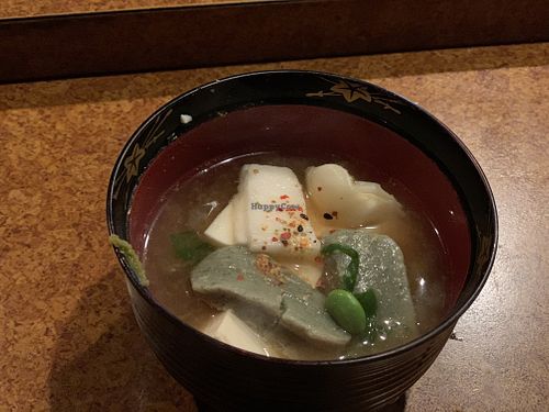 Soup at Rakuraku in Kyoto