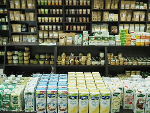Plant based milk at Vegetus in Dnipro